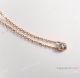 TOP Replica Cartier d'Amour Clavicle Chain Single Diamond Necklace Rose Gold (5)_th.jpg